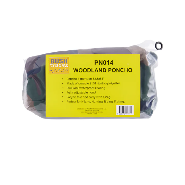 Lightweight Reusable Hooded Rain Poncho - Image 5