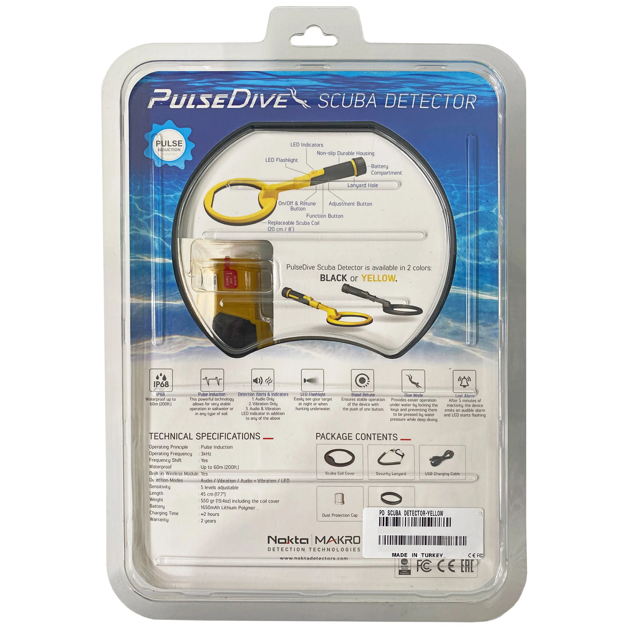 PulseDive Scuba Detector [Yellow] - Image 4